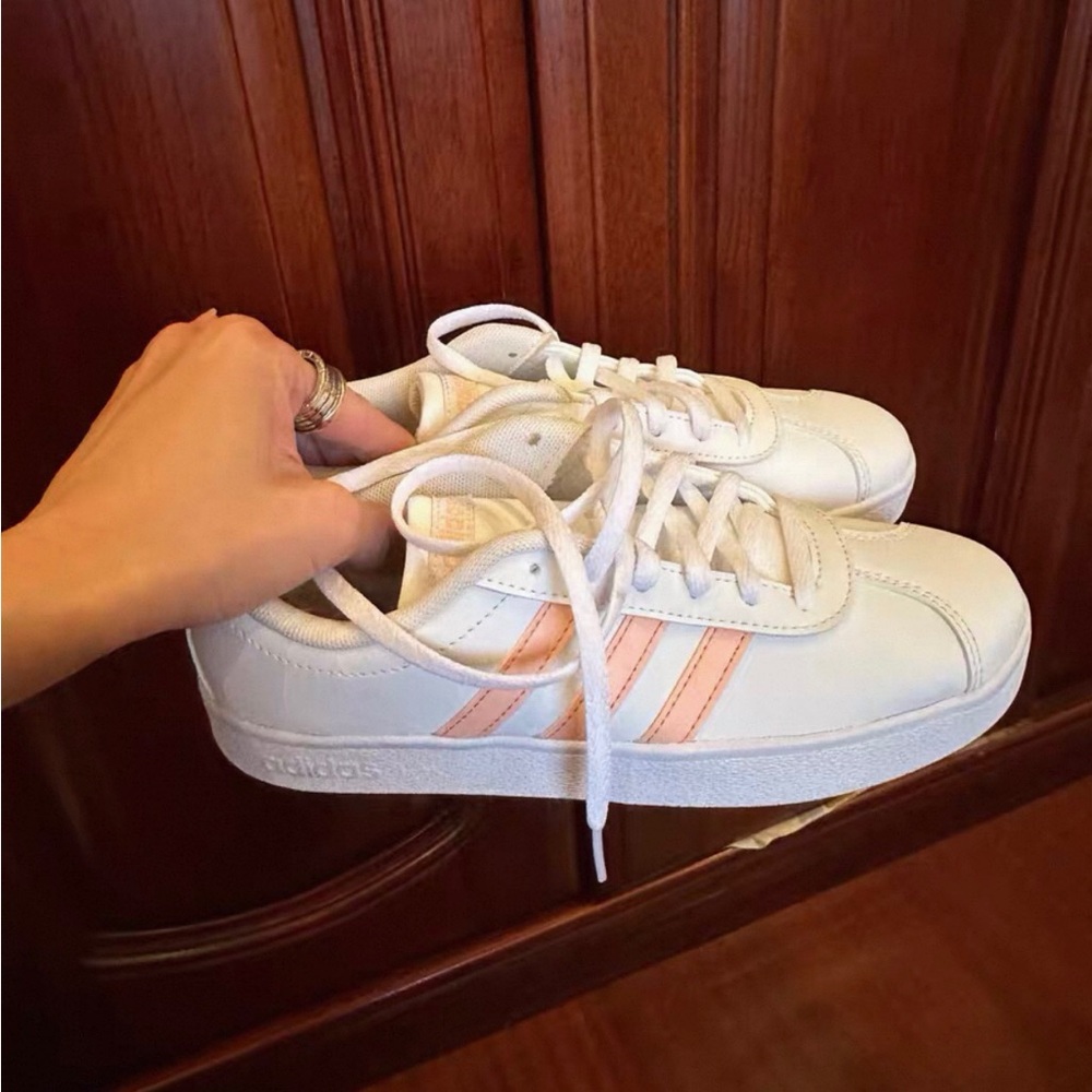 adidas Kids Sneakers - White and Pink